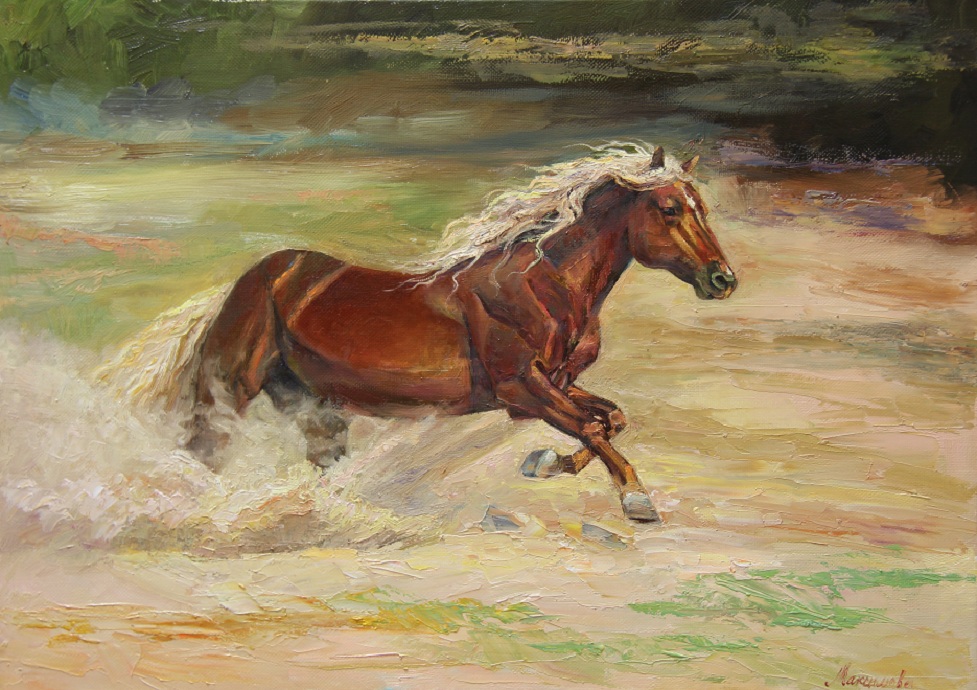 Написал лошадки. Художник Петер Смит арабские лошади. Картина лошади. Пейзаж с лошадьми. Скачущие лошади в живописи.
